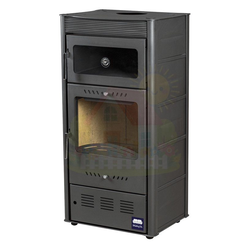 Инженерная сантехника Печь камин Hosseven Rose Oven Anthracite — детальное фото