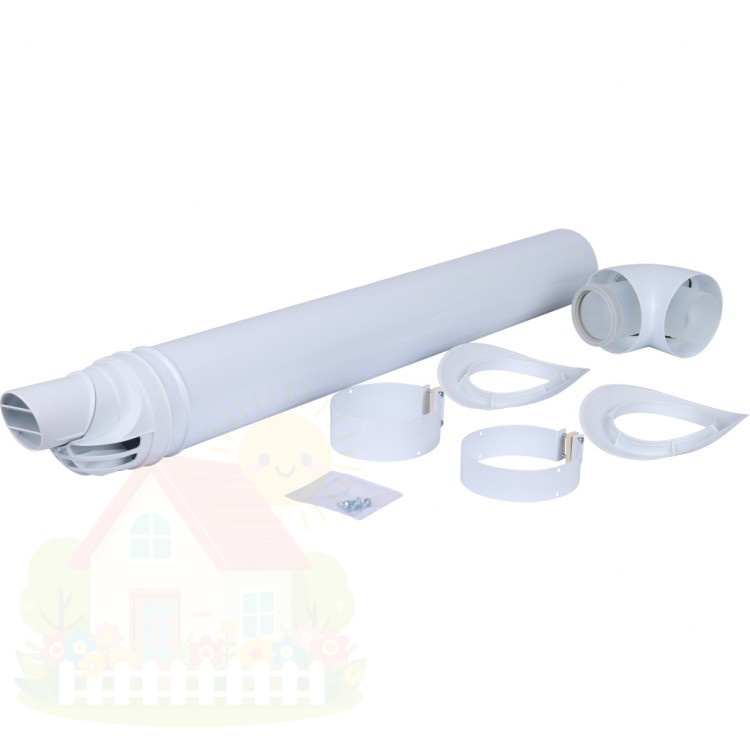 Купить Комплект дымохода для конденсационного котла Vaillant DN Ø60/100 - 1 м арт. 0020219516 — фото товара в каталоге