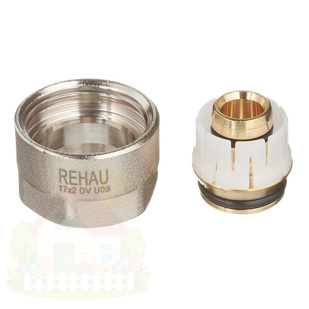 Купить Резьбозажимное соединение Rehau RAUTHERM S 3/4", 17 x 2 12506073002 — фото товара в каталоге
