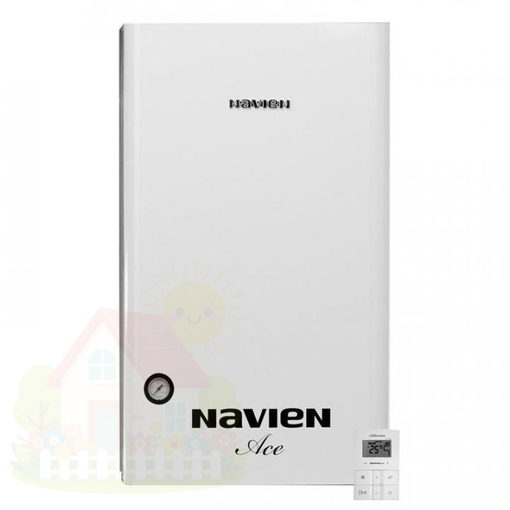 Купить Настенный двухконтурный котел Navien Deluxe -13A White — фото товара в каталоге