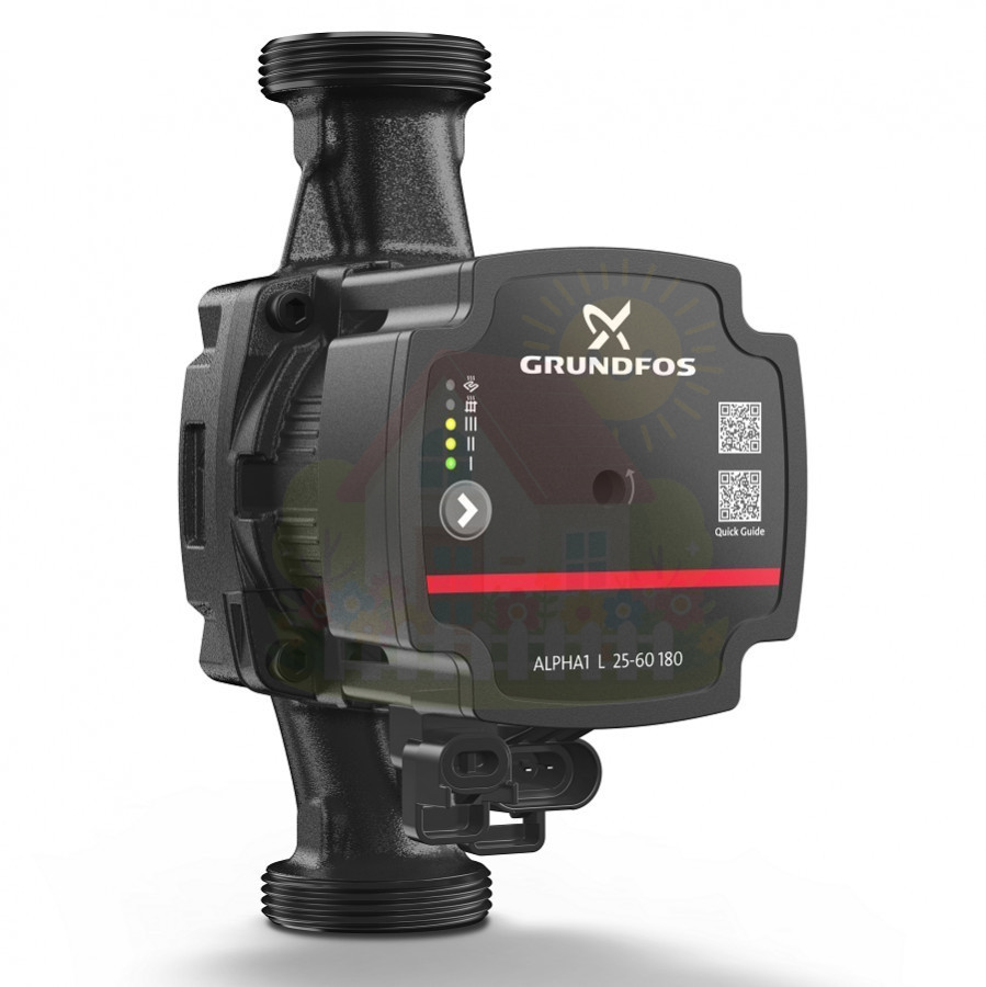 Инженерная сантехника Циркуляционный насос Grundfos Alpha 1 L 25 40 180 — детальное фото