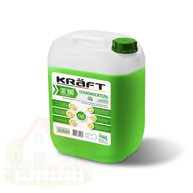 Купить Теплоноситель Kraft Bio Prof 10 кг канистра (Глицерин) — фото товара в каталоге