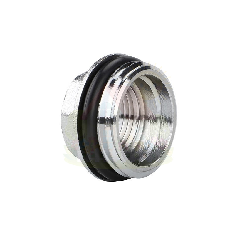 Инженерная сантехника Переходник для коллектора Varmega 3/4"х1/2" с НР-ВР резьбой хромированный — детальное фото