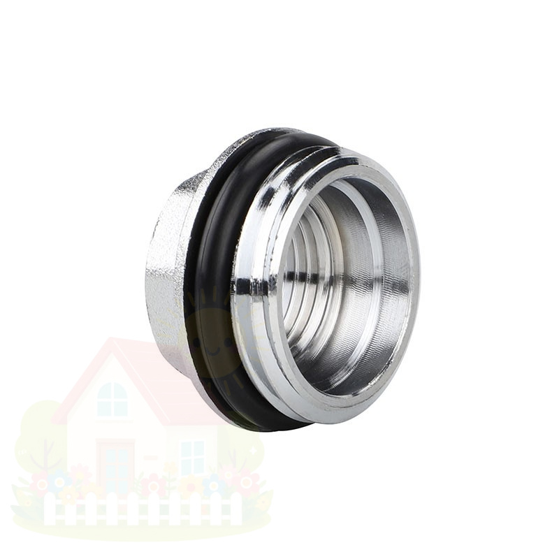 Купить Переходник для коллектора Varmega 3/4"х1/2" с НР-ВР резьбой хромированный — фото товара в каталоге