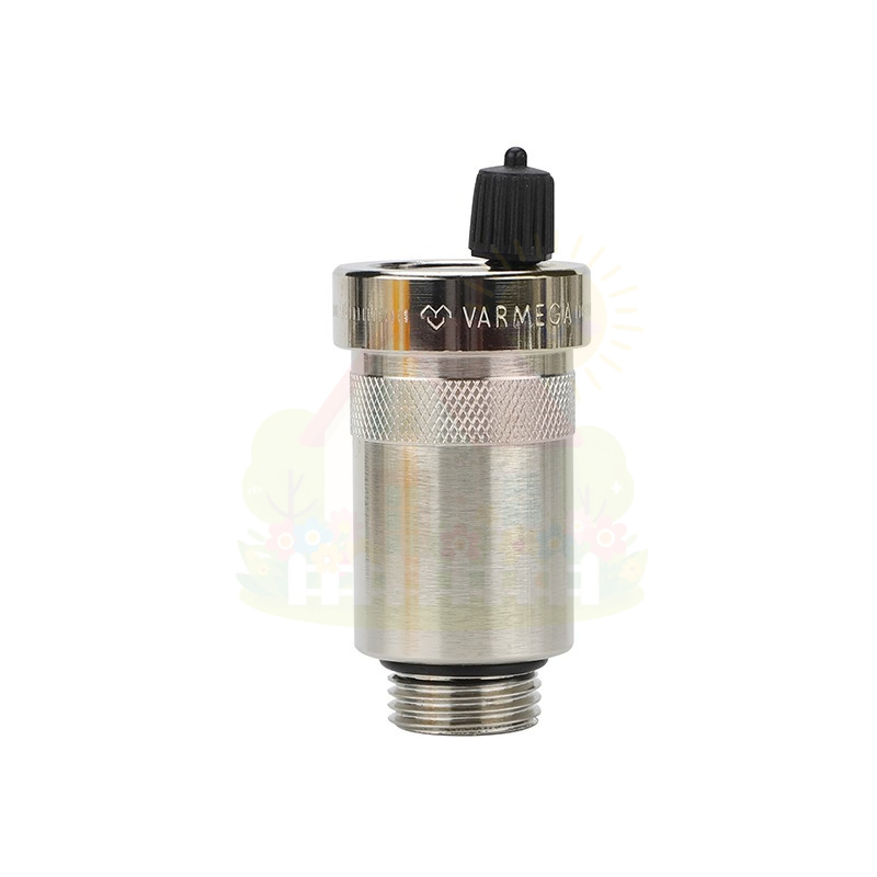 Инженерная сантехника Автоматический воздухоотводчик Varmega 3/8" вертикальный выпуск, с уплотнением O-ring — детальное фото