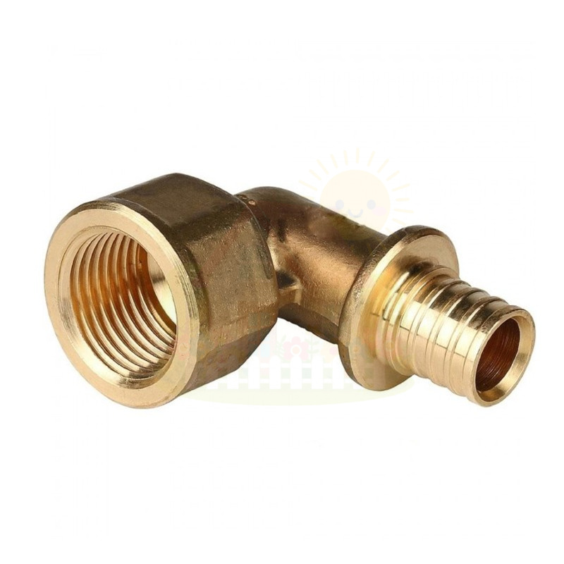 Инженерная сантехника Угол с ВР резьбой ROMMER 20х1/2" мм, для сшитого полиэтилена — детальное фото