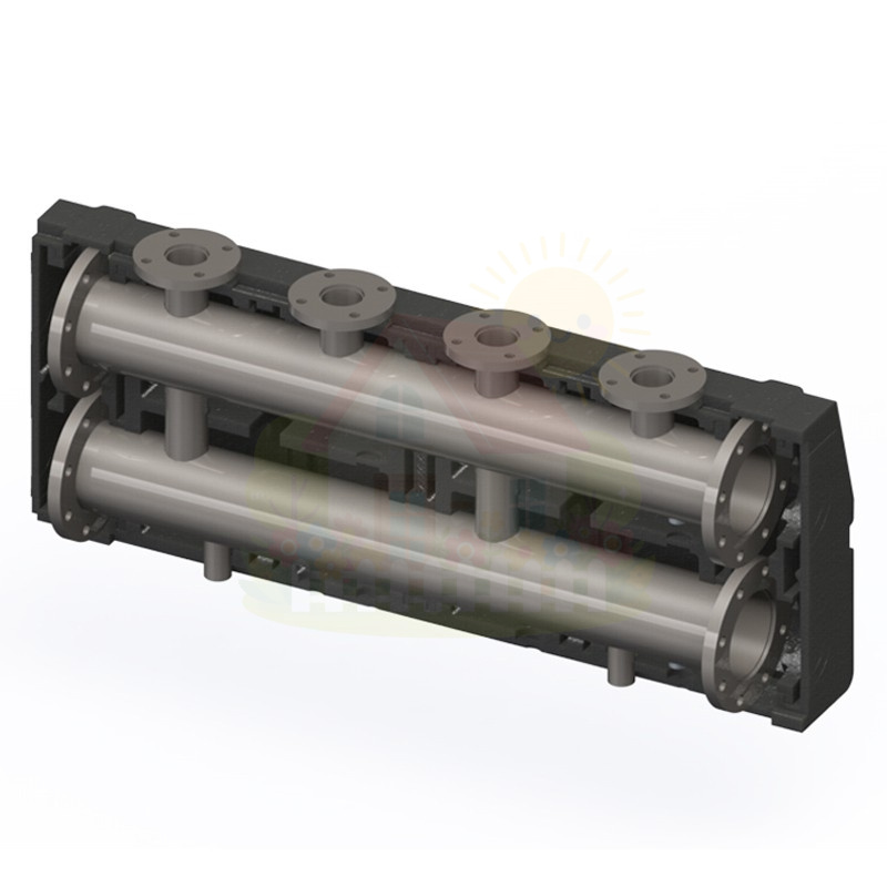 Инженерная сантехника Распределительный коллектор Elsen Powerbox 33 DN100 с отводами DN40 3 контура — детальное фото