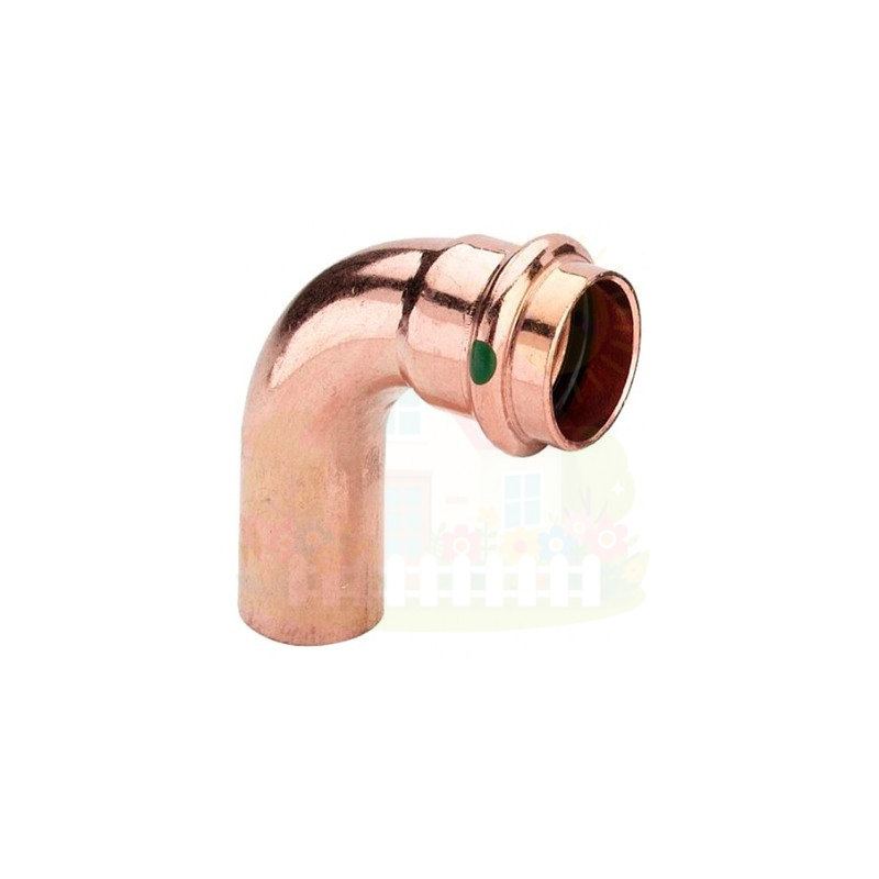 Инженерная сантехника Отвод медный Viega Profipress Н-В c SC-Contur 42x90° (арт.291709) — детальное фото
