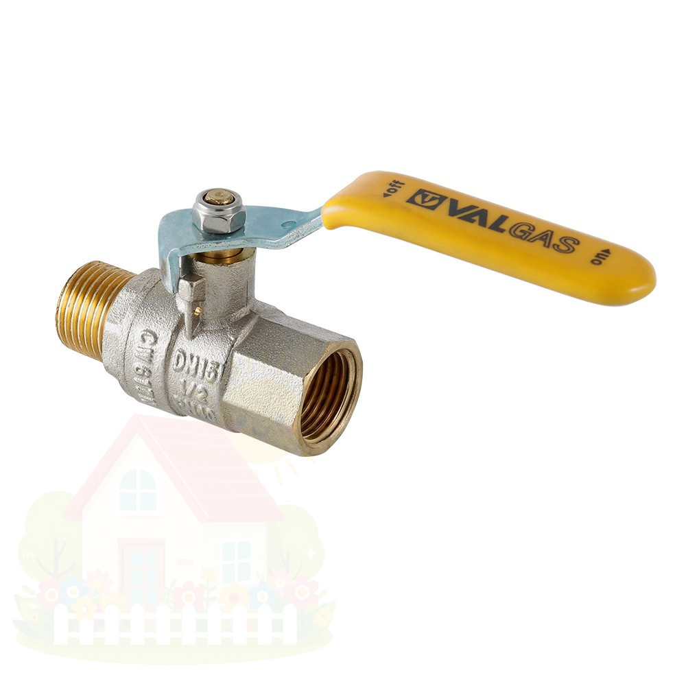Купить Кран шаровой Valtec Valgas ручка-рычаг ВР/НР 3/4" (арт.VT.272.N.05) — фото товара в каталоге