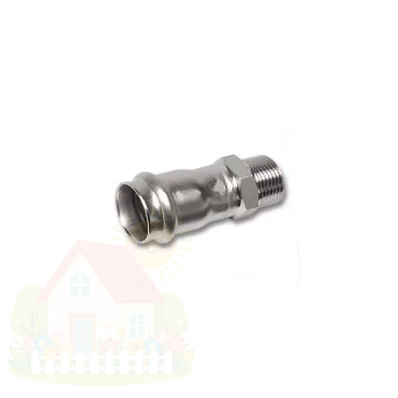 Купить Ниппель Sanha ВПр-НР 9243G 15x1/2" мм нержавеющая сталь (арт.69243G1512) — фото товара в каталоге