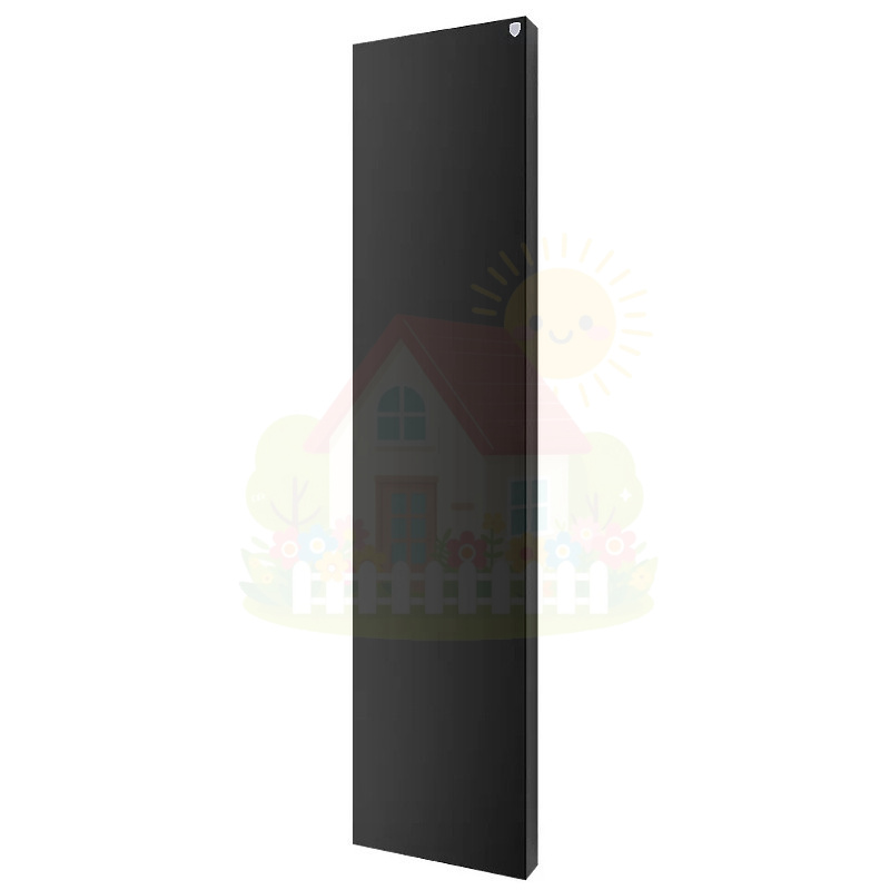 Инженерная сантехника Вертикальный дизайн радиатор Royal Thermo Flat 400-1800 Noir Sable — детальное фото