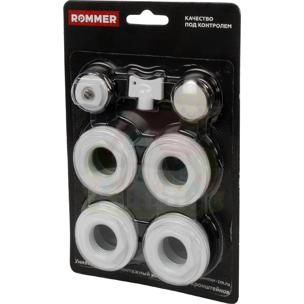 Инженерная сантехника Монтажный комплект пробок Rommer 1/2'' — детальное фото
