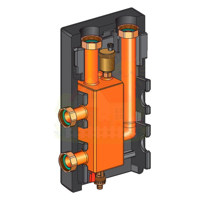 Инженерная сантехника Гидрострелка Huch ENTEC DN32 ECO2 на 4 контура 1 1/4" до 160 кВт — детальное фото