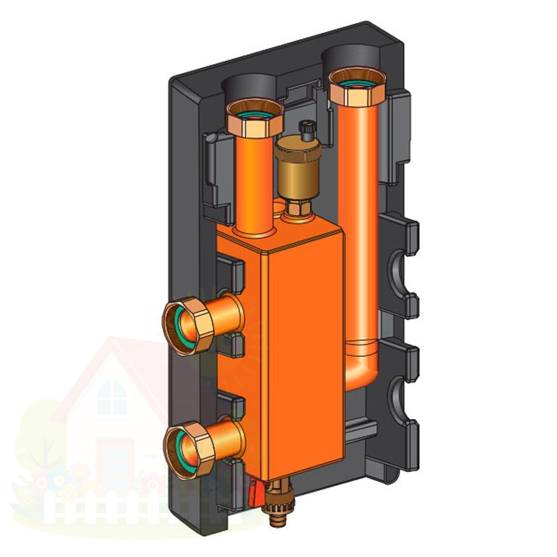 Купить Гидрострелка Huch ENTEC DN32 ECO2 на 4 контура 1 1/4" до 160 кВт — фото товара в каталоге
