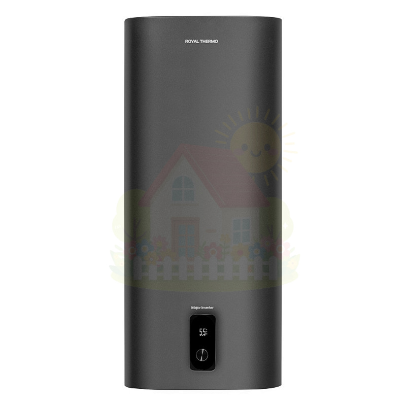 Инженерная сантехника Электрический водонагреватель Royal Thermo RWH 80 Major Inverter Grafit — детальное фото