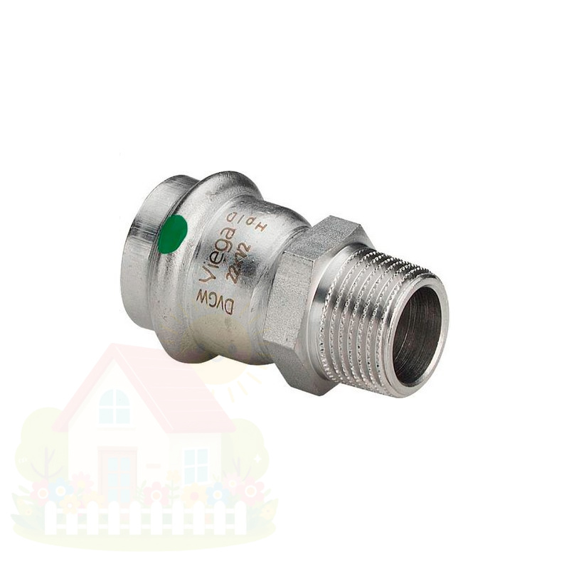 Купить Муфта переходная Viega Sanpress Inox 35х1" НР из нержавейки (арт. 436537) серия 2311 — фото товара в каталоге