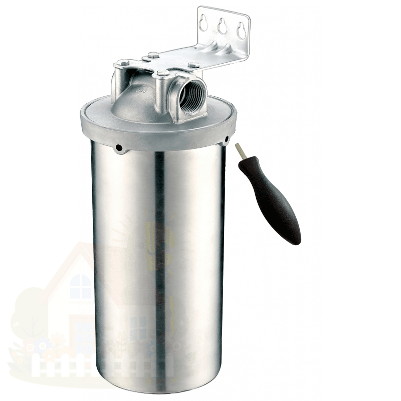 Купить Колба для фильтра из нержавейки Kristal Big Blue 10 "1” INOX — фото товара в каталоге
