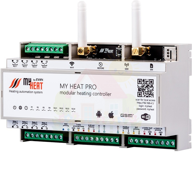 Инженерная сантехника Контроллер ЭВАН MyHeat PRO — детальное фото