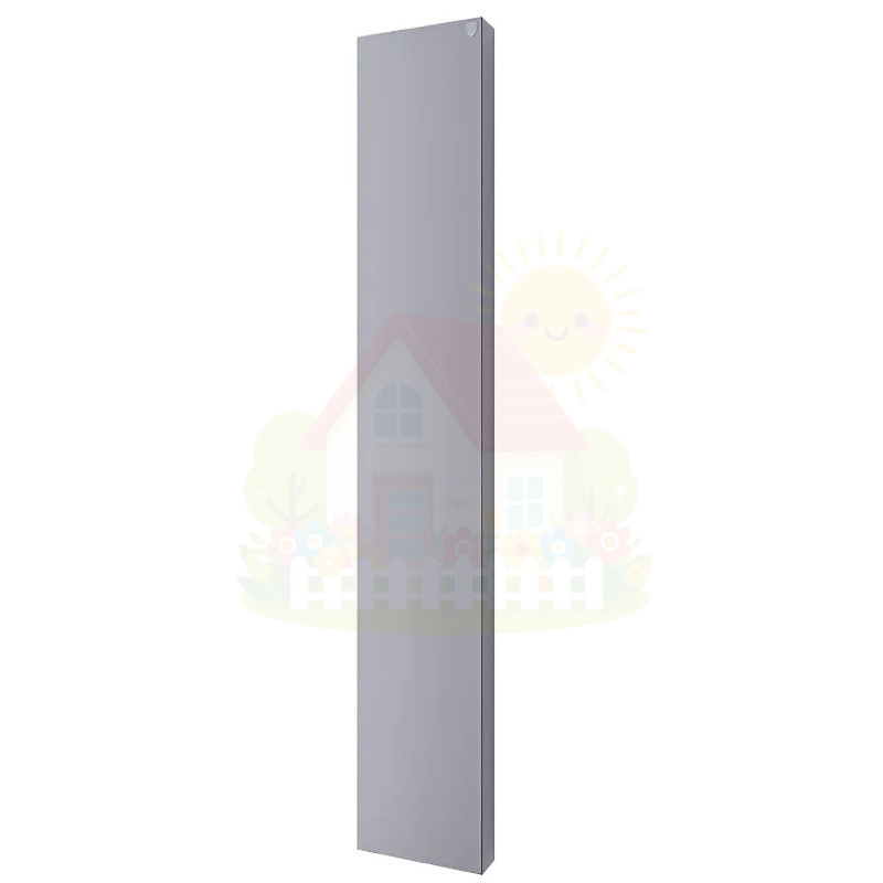 Инженерная сантехника Вертикальный дизайн радиатор Royal Thermo Flat 300-1800 Silver Satin — детальное фото
