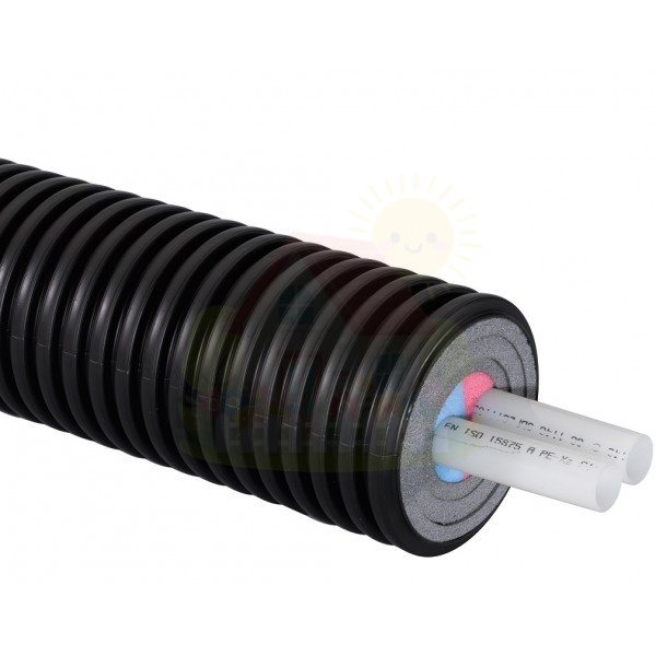 Инженерная сантехника Теплотрасса Uponor Ecoflex Varia Twin PN6 2x32x2,9 /140 (арт. 1018239) — детальное фото