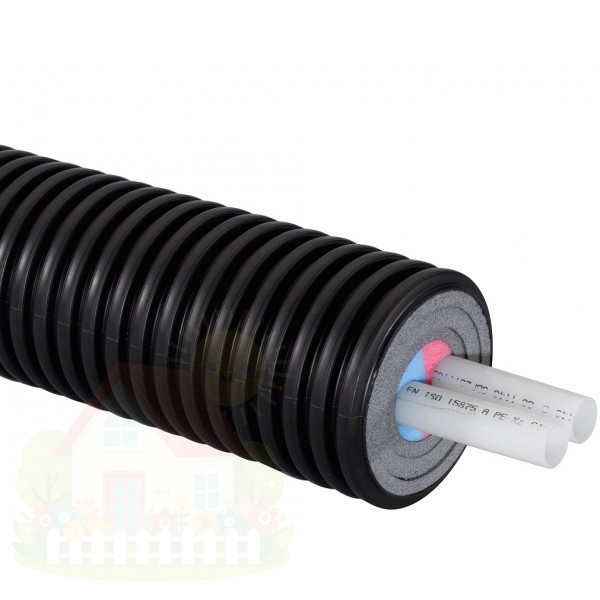 Купить Теплотрасса Uponor Ecoflex Varia Twin PN6 2x25x2,3/140 (арт. 1018238) — фото товара в каталоге