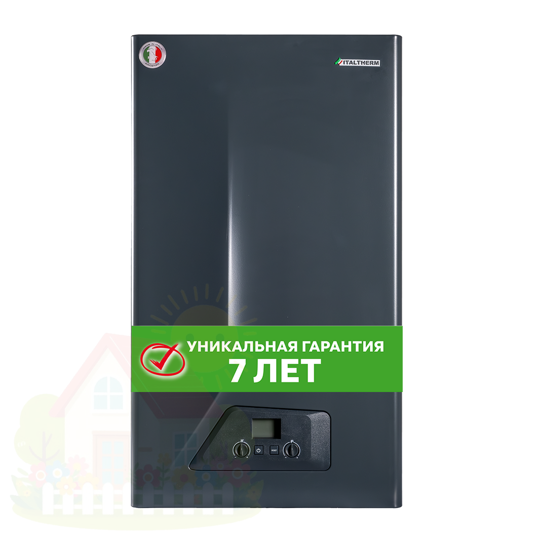 Купить Настенный газовый одноконтурный котёл ITALTHERM CITY CLASS 25 FR Black Moon Heating — фото товара в каталоге
