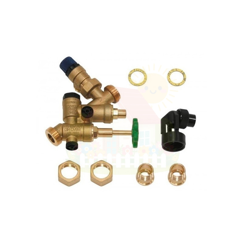 Инженерная сантехника Группа безопасности бойлера Vaillant 3/4" для VIH 500 10 бар арт. 305827 — детальное фото
