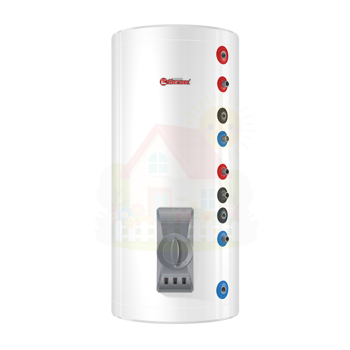 Инженерная сантехника Бойлер косвенного нагрева Thermex IRP 300 V (combi) PRO — детальное фото