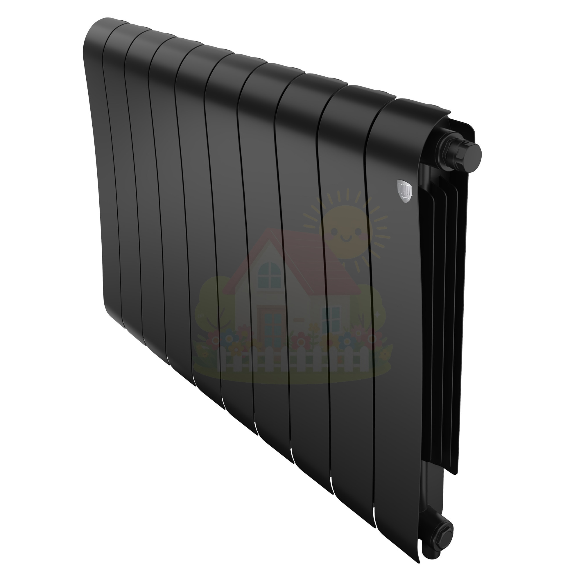 Инженерная сантехника Биметаллический радиатор Royal Thermo Infinity 500 Noir Sable (10 секций) — детальное фото