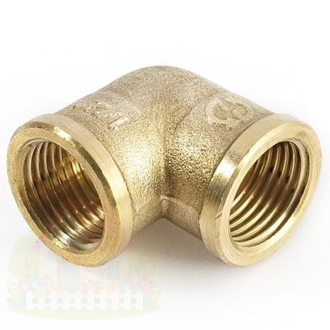 Купить Угольник ВВ латунный резьбовой 2 1/2" Stout — фото товара в каталоге