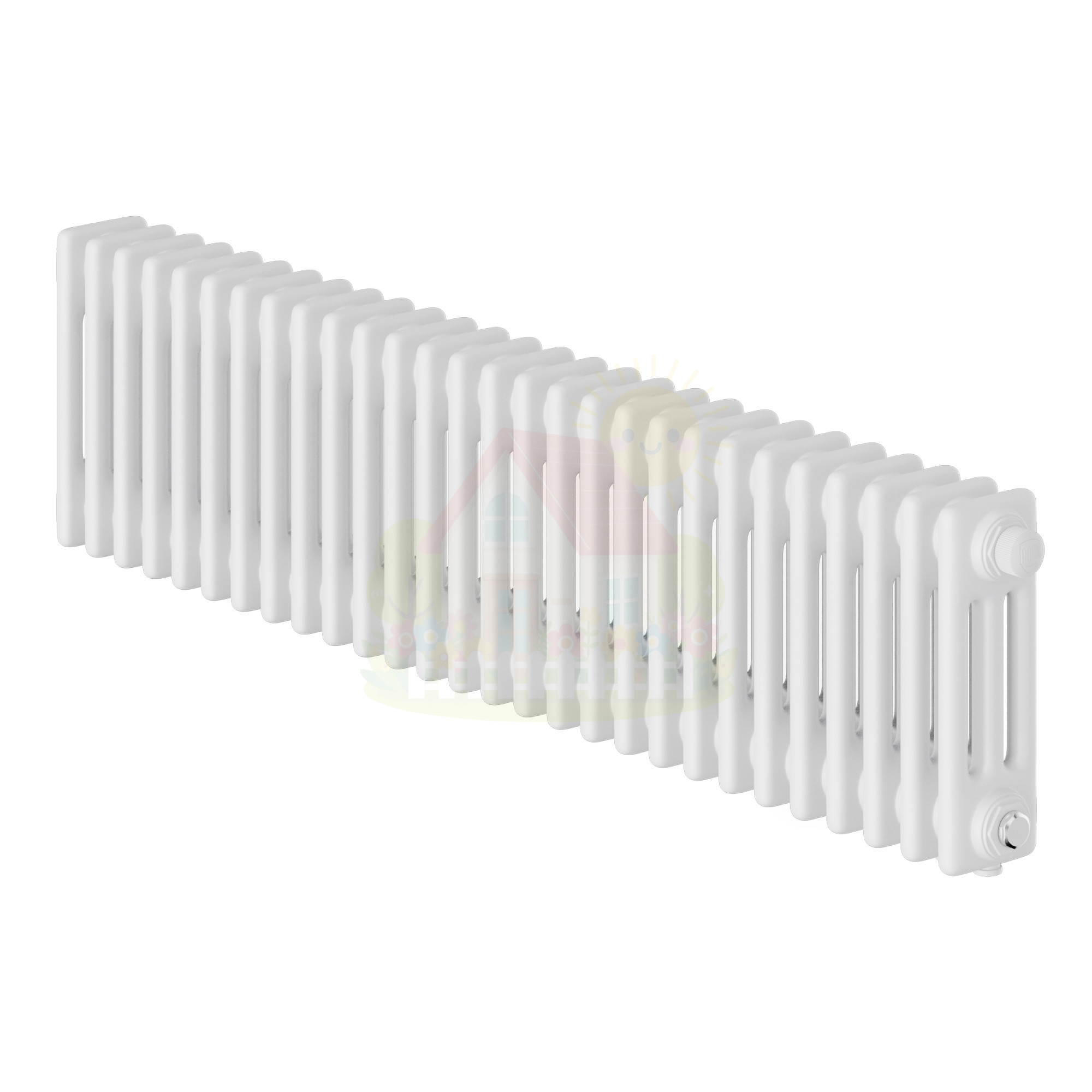 Инженерная сантехника Дизайн радиатор стальной трубчатый Royal Thermo Insignia VC3030 34 секции — детальное фото
