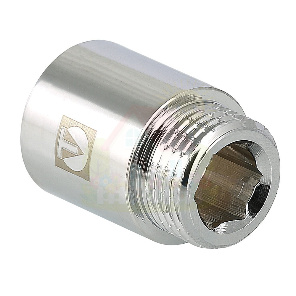 Инженерная сантехника Удлинитель круглый Valtec 1/2"x80 мм арт.VTr.198.C.0480 — детальное фото