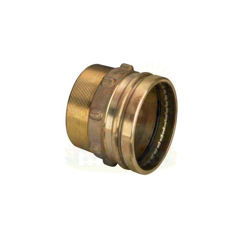 Инженерная сантехника Переходник бронзовый Viega Sanpress XL c SC-Contur 76.1x2 1/2" НР (арт.350659) — детальное фото