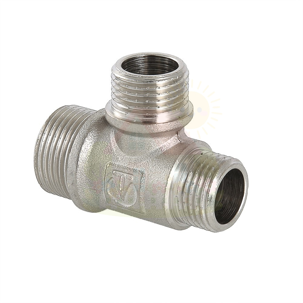 Инженерная сантехника Тройник переходной Valtec с НР резьбой 3/4"x1/2"x3/4" мм арт.VTr.131.RN.050405 — детальное фото