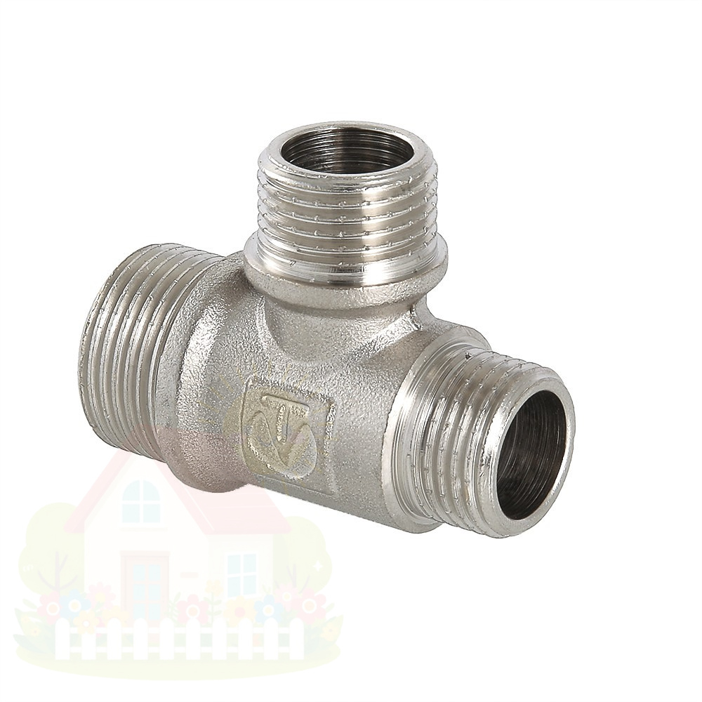 Купить Тройник переходной Valtec с НР резьбой 3/4"x3/4"x1/2" мм арт.VTr.131.RN.050504 — фото товара в каталоге