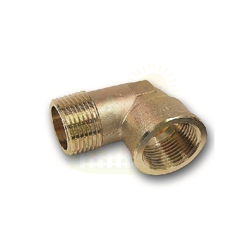 Инженерная сантехника Угол 90° бронзовый Sanha Purafit 2" с ВР/НР резьбой, 3092 арт.130922 — детальное фото