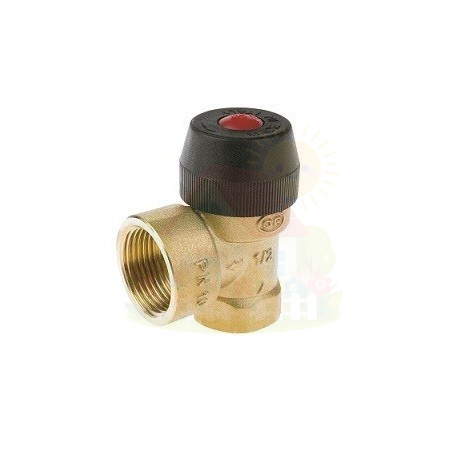 Инженерная сантехника Клапан предохранительный ELSEN 1/2", 1/2" давление срабатывания бар-6 — детальное фото