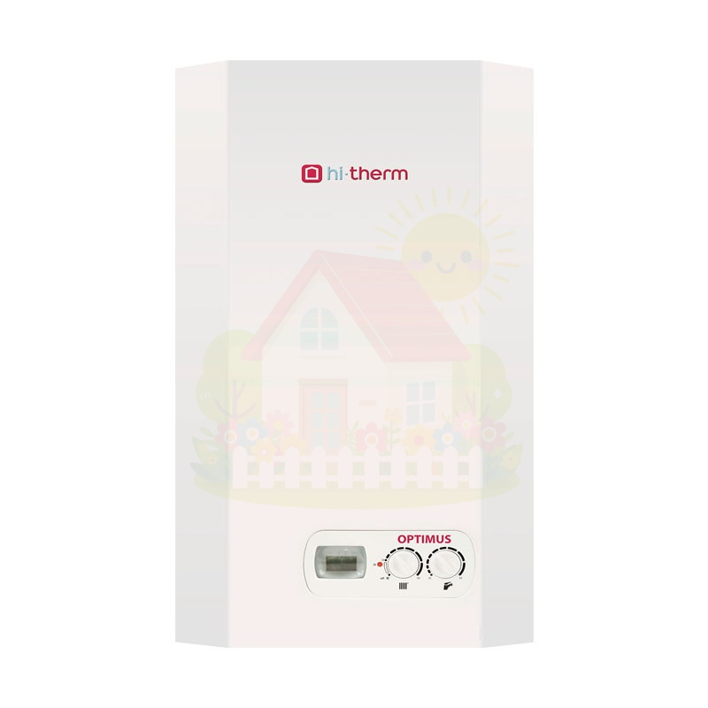 Инженерная сантехника Настенный газовый двухконтурный котёл Hi-Therm Optimus 12 кВт — детальное фото