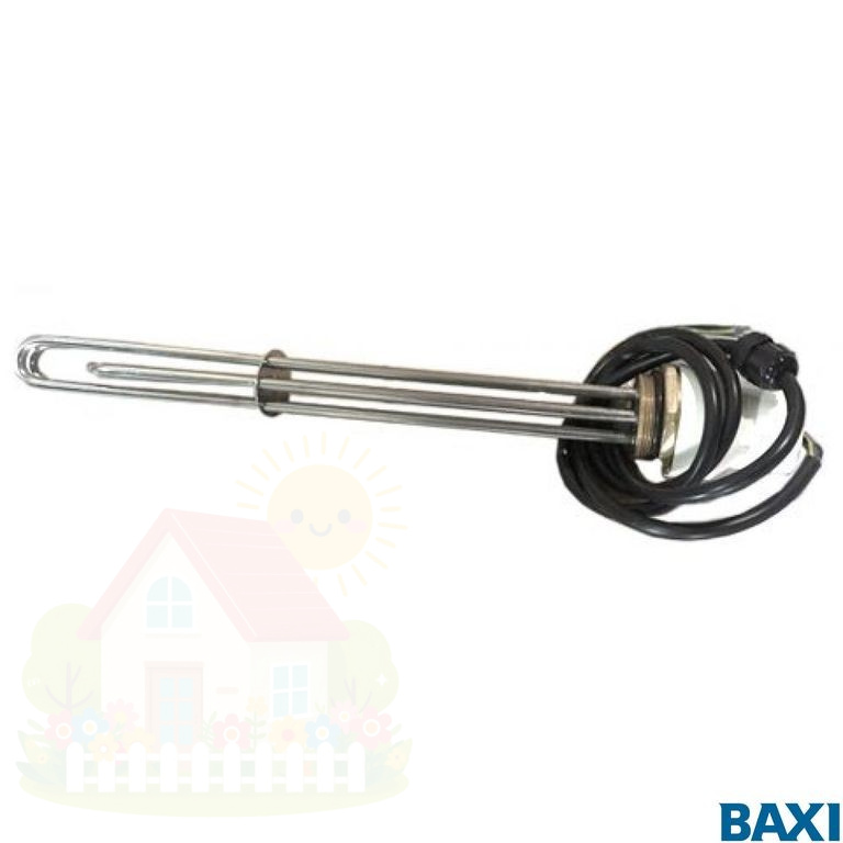 Купить Тэн для бойлера трехфазный Baxi UBT 300-1000 литров 9 кВт (09011013) — фото товара в каталоге