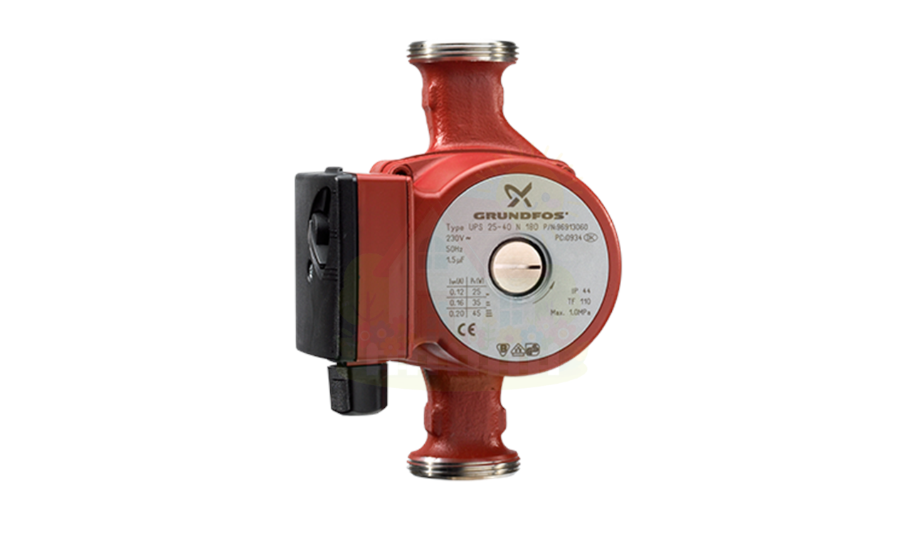 Инженерная сантехника Насос циркуляционный GRUNDFOS UPS 25 - 40 N арт. 96913060 — детальное фото