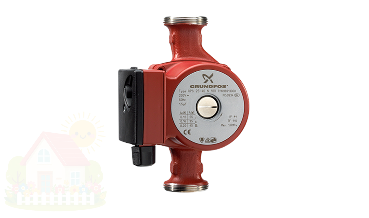 Купить Насос циркуляционный GRUNDFOS UPS 25 - 40 N арт. 96913060 — фото товара в каталоге