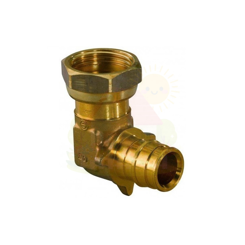 Инженерная сантехника Угольник Uponor QE 20 X 1/2" с накидной гайкой (АРТ. 1047880) — детальное фото