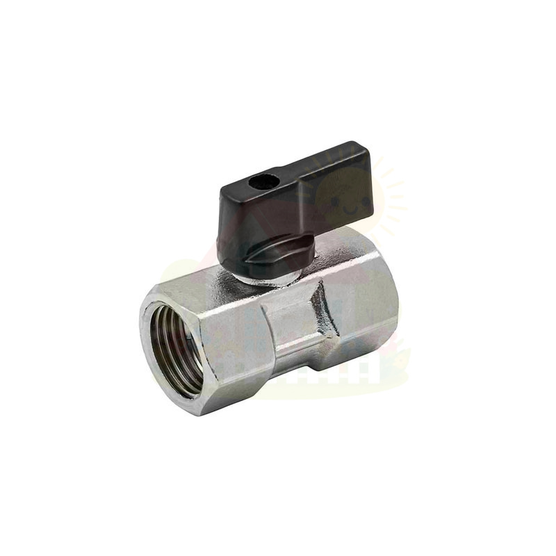 Инженерная сантехника Кран шаровой mini ELSEN прямой 3/8"x3/8" ВВ ручка-бабочка — детальное фото