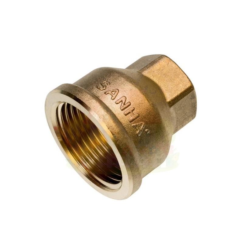 Инженерная сантехника Муфта переходная бронзовая Sanha Purafit 1 1/2"х1" с ВР/ВР резьбой, 3240 арт.132401121 — детальное фото