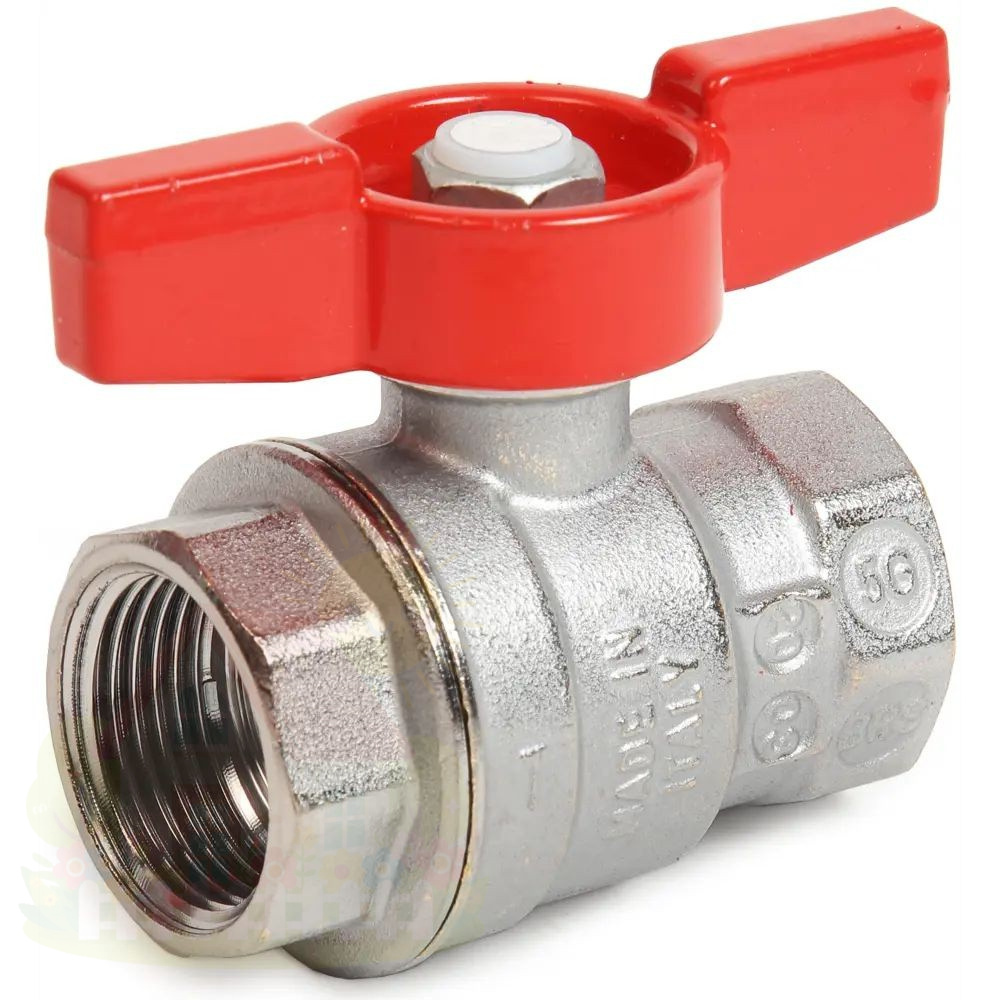 Купить Кран шаровой Giacomini R851 1 1/4” ВР/ВР полнопроходной ручка-бабочка R851X026 — фото товара в каталоге