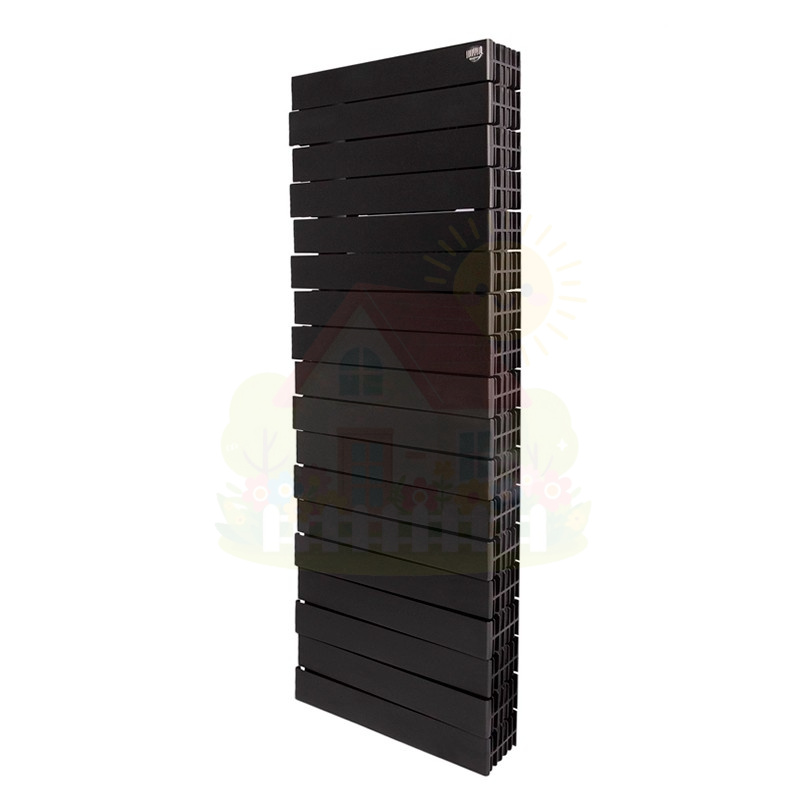 Инженерная сантехника Биметаллический радиатор Royal Thermo PianoForte Tower 300 Noir Sable (18 секций) — детальное фото