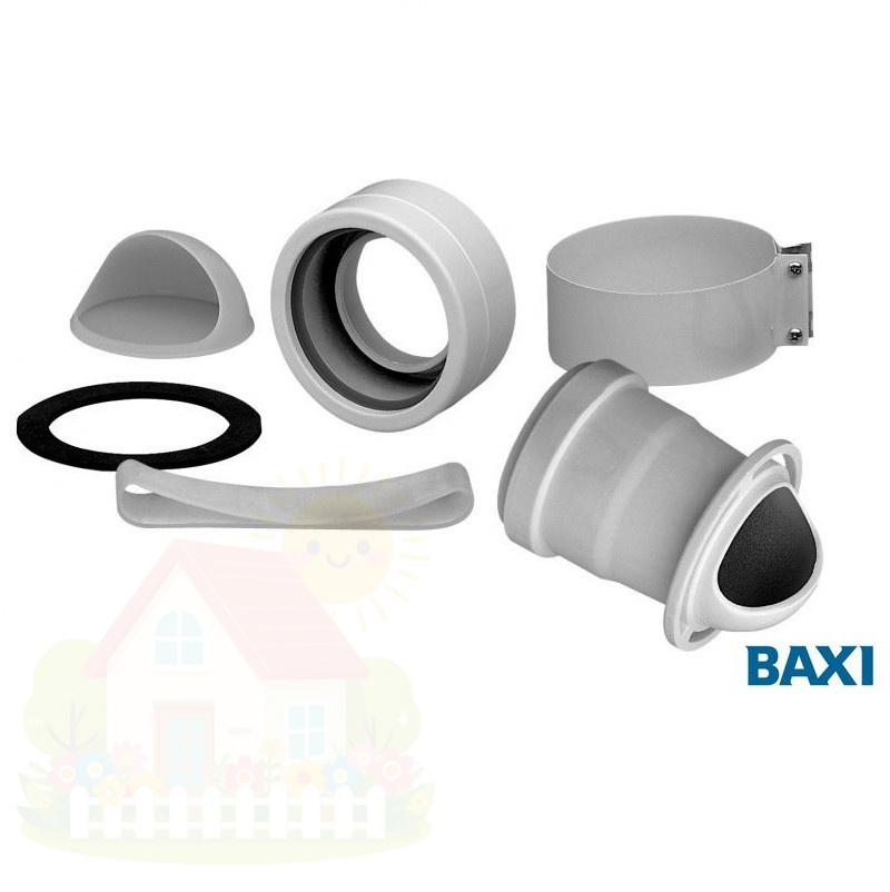 Купить Переходной комплект для раздельных труб 80 мм Baxi (AFR)(арт. KHG71406151) — фото товара в каталоге