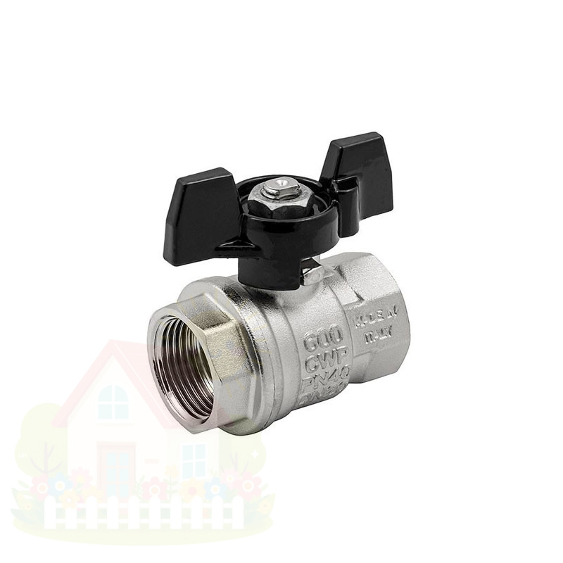 Купить Кран шаровой ELSEN Strong T 1/2" ВВ ручка-бабочка — фото товара в каталоге