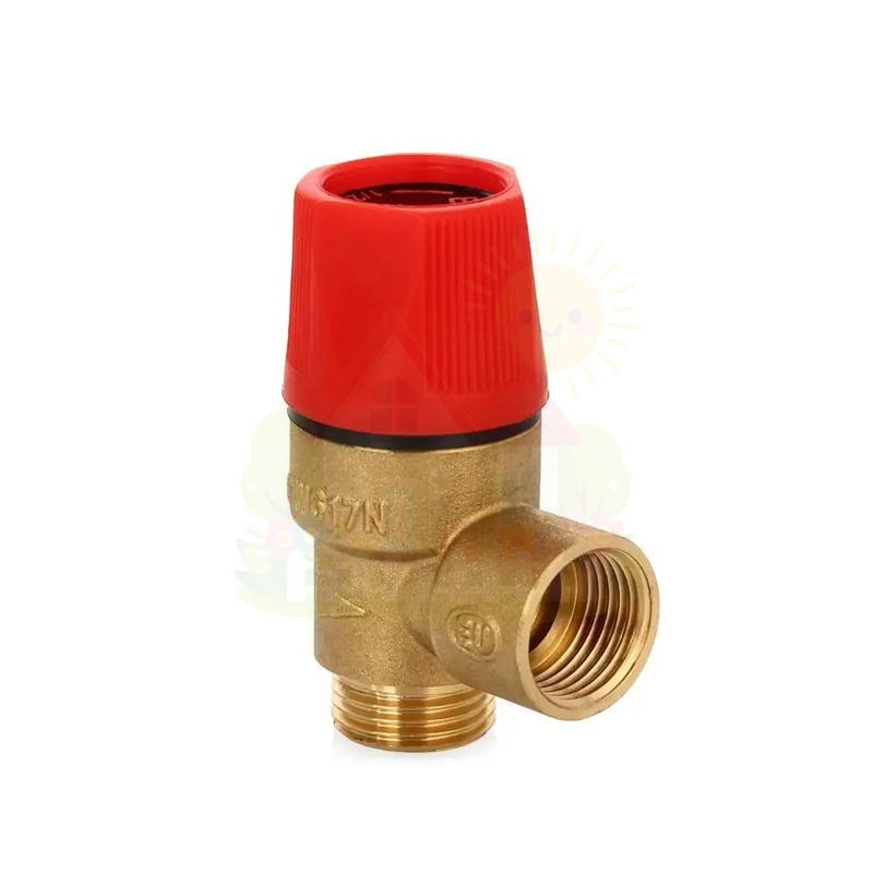 Инженерная сантехника Клапан предохранительный Varmega 1/2",НР-ВР резьба, 3Бар, мембранный — детальное фото