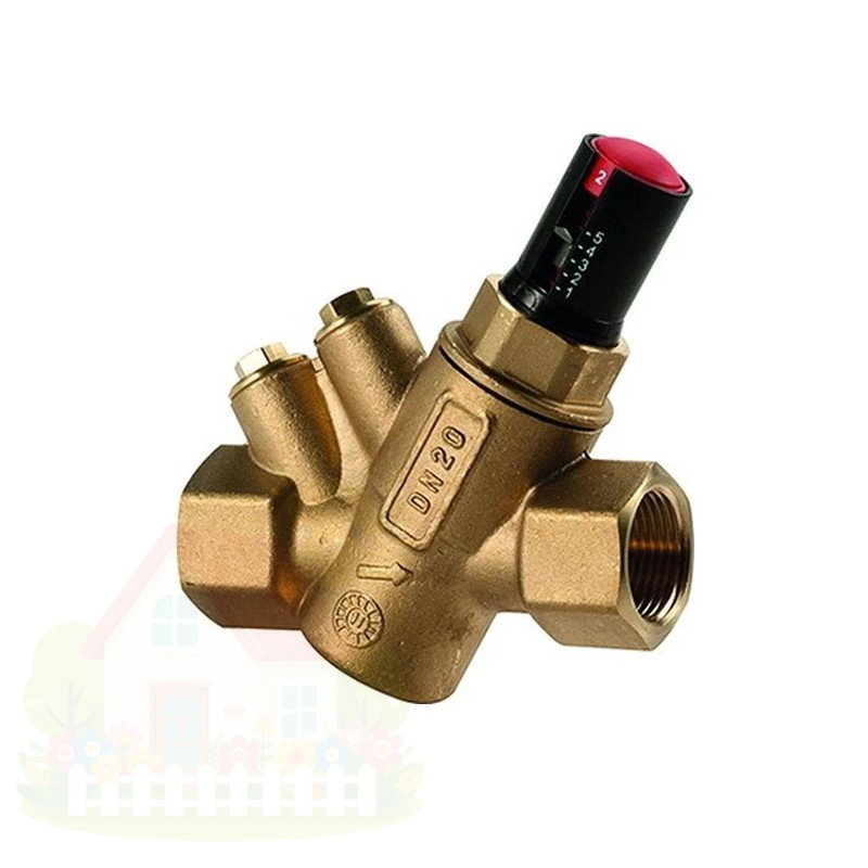 Купить Балансировочный клапан Giacomini R206A 15х1/2" (0.412Kvs) ВР/ВР без ниппелей — фото товара в каталоге